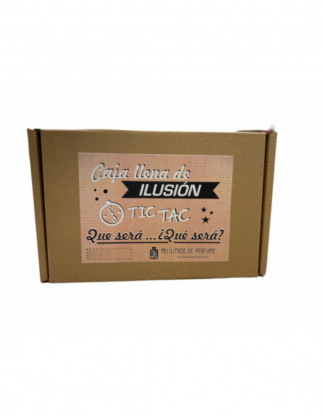 CAJA PLANA FRASES CAJA DE LA ILUSIONES…29X18X4 CM.