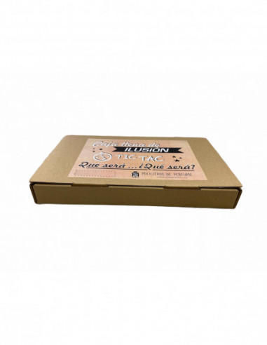 CAJA PLANA FRASES CAJA DE LA ILUSIONES…29X18X4 CM.