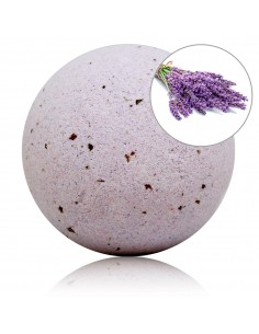 Bomba Baño Espumosa 140gr. Lavanda Con Pétalos