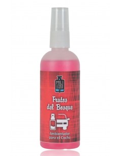 AMBIENTADOR COCHE PULVERIZABLE 100 ML. FRUTOS DEL BOSQUE