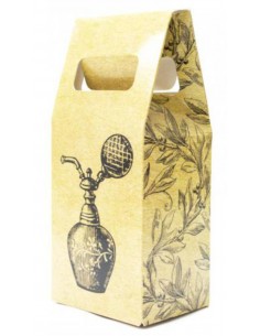 CAJA REGALO PARA BOMBA VINTAGE ORO 180X80X60