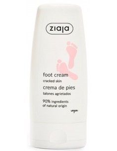 Crema de pies para talones agrietados