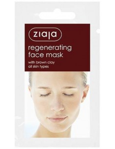 MASCARILLA FACIAL Regeneradora con Arcilla Marrón 7 ml (pack 20 unidades)