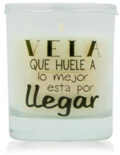 Vela aromática en vaso con...