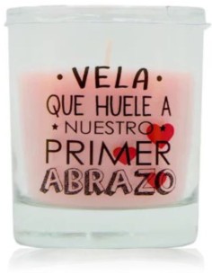 Vela aromática en vaso con...