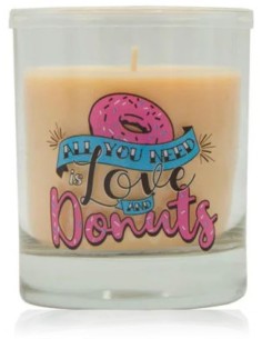 Vela aromática en vaso con...