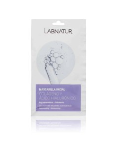 Caja 24 Mascarilla Facial Colágeno y Ácido Hialurónico 15ml Labnatur (caja 24 unidades)
