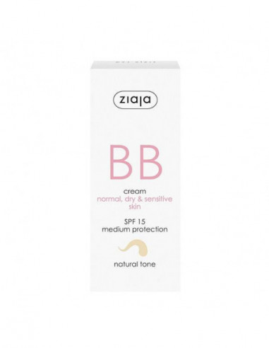 BB cream pieles normales, secas y sensibles SPF15 Tono Natural 50 ml