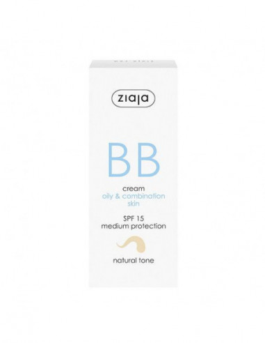 BB cream Pieles grasas y mixtas SPF15 Tono Natural 50 ml